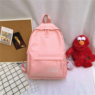 

Waterproof schoolbag female Korean version of high school ins ancient feeling girl students campus shoulder Baotao brand backpack