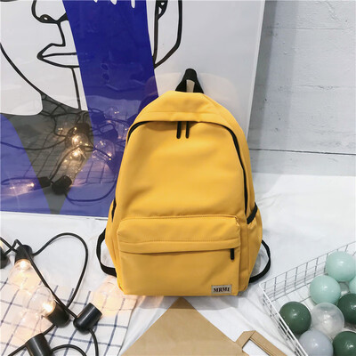 

Ins ancient sense girl schoolbag female Korean version of high school students campus bf wind backpack computer simple double shou