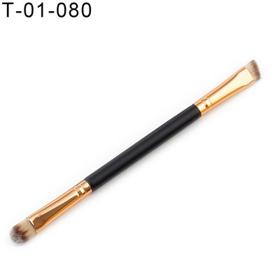 

Pro Double Ended Soft Nylon Hair Wooden Handle Eyebrow Makeup Concealer Brush