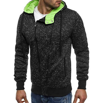 

Men Winter Slim Fit Hoodie Warm Hooded Sweatshirt Coat Jacket Outwear Sweater