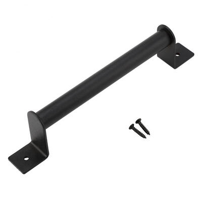 

Greensen Black Heavy Duty Carbon Steel Pull Handle for Sliding Barn Door Closet Wooden Gate Hardware