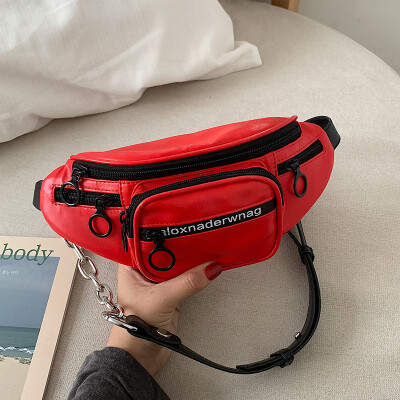 

Net red pouch fashion trend chest bag handbags new 2019 wild foreign shoulder bag ins girls Messenger bag