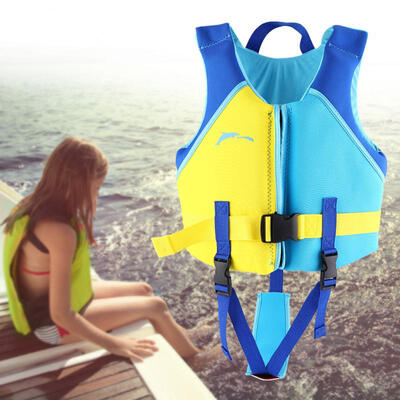 

Greensen Kids Outdoor Neoprene Life Saving Vest Adjustable Drifting Jacket Children Water Sports