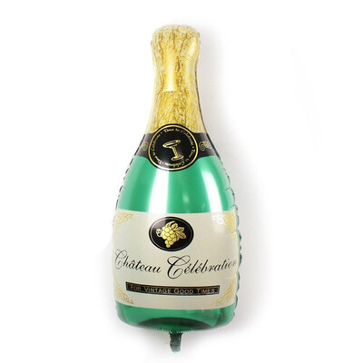 

FUNNYBUNNY Aluminum film Champagne Bottle Foil Balloons Goblet Hydrogen Balloons For Wedding Birthday Party Anniversary Decoration