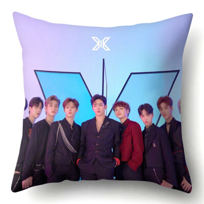 

redCherry ProduceX101 X1 XONE Album QUANTUM LEAP Square Throw Pillow Case Cushion Cover 18x18 inch