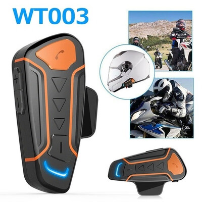 

WT003 1000m Motorcycle Helmet Waterproof Bluetooth Headset Motorbike Intercom