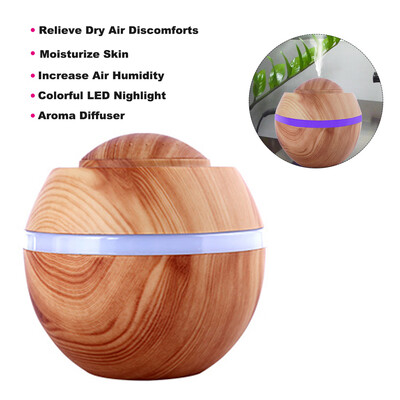 

Mini Air Humidifier USB Aroma Essential Oil Diffuser with 7 Color Changing LEDs Nighlight for Home Office