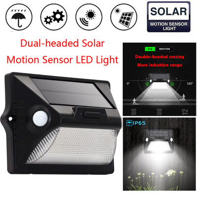 

〖Follure〗New Dual-headed Solar Motion Sensor LED Light Garden Waterproof Lamp
