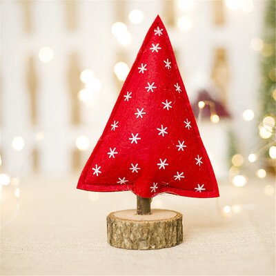 

〖Follure〗Merry Christmas Tree Cloth Desk Decoration Toy Doll Gift Office Home Children