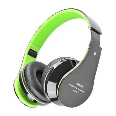 

Folded Wireless Bluetooth Stereo Headset Headphone Earphone wMic FM Radio