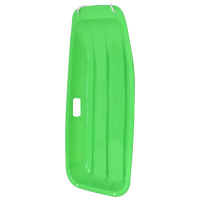 

Winter 2 Handles Pull Rope Kids Snow Sled Boat Sledge-Green