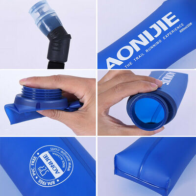 

350ml600ml Flexible Collapsible Foldable Reusable Cycling Water Bottles Ice Bag