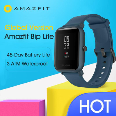 

Global Version Xiaomi Huami Amazfit Bip Lite Smart Watch 3ATM Waterproof Fitness Health Tracker Smartwatch 45 Days Battery