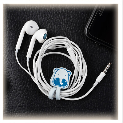 

〖Follure〗Headphone Winder Dark Buckle Cartoon Silicone Protection Mobile Phone Data Line
