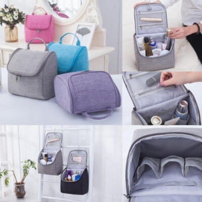 

Travel Cosmetic Storage MakeUp Bag Folding Hanging Toiletry Wash Organizer New