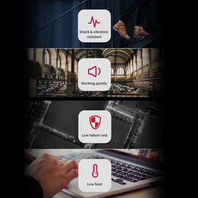 

ASint AS606 SATA M2NGFF 2280MHz SSD Solid State Drive Hard Disk For Desktop Laptop PC 128GB