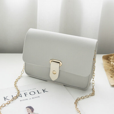 

Women Fashion Hot Sales Handbags Ladies PU Leather Shoulder Bag Evening Clutch Purse Crossbody Bag with Metal Chain Strap