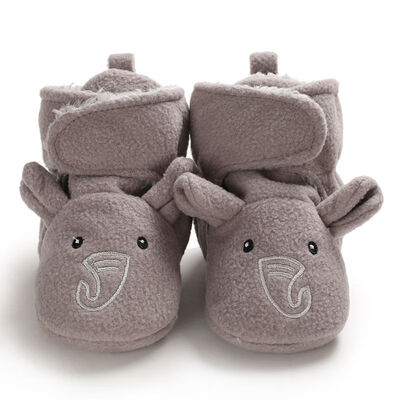 

Toddler Cartoon Prewalker Baby Shoes First Walkers Infant Winter Warm Plus Velvet Baby Girls Shoes