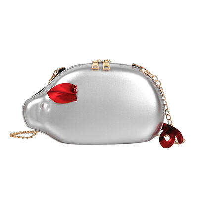 

Girls Cartoon Pig Shoulder Messenger Bags Women PVC Crossbody Handbags