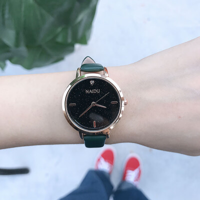 

Net Red Tremble Star Watch Female Fashion 2018 Water Diamond Watch Valentines Day Gift