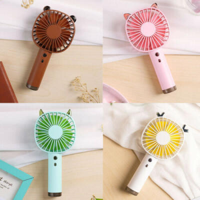 

Portable Mini USB Charge Hand Hold Fans Super Mute Cooling Desktop Pocket Fan AU