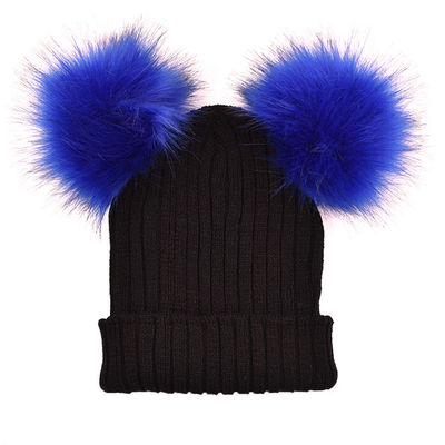 

Braided Crochet Wool Knit Beanie Beret Ski Ball Cap Baggy Womens Winter Warm Hat