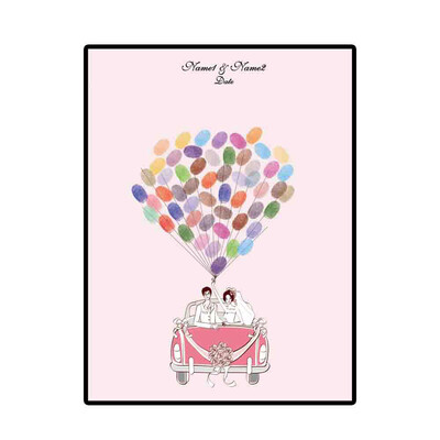 

Bride&Groom Signature Tree Paintings DIY Wedding Sign-in Pictures Guest Book Wall Decorations