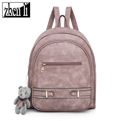 

College style womens backpack personality fashion candy color popular backpack trend back womens bag