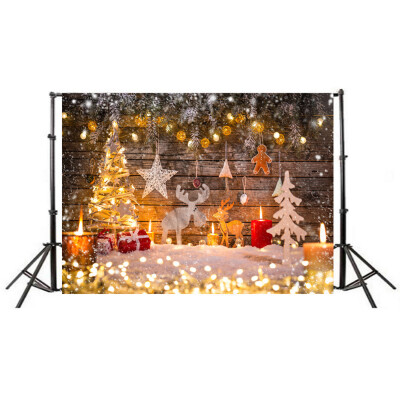 

Tailored Christmas Backdrops Vinyl 5x3FT Fireplace Background Photography Studio