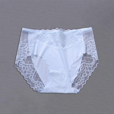 

Womens Lace Panties Sexy Mid Waist Breathable Lingerie Knickers Briefs Bikini