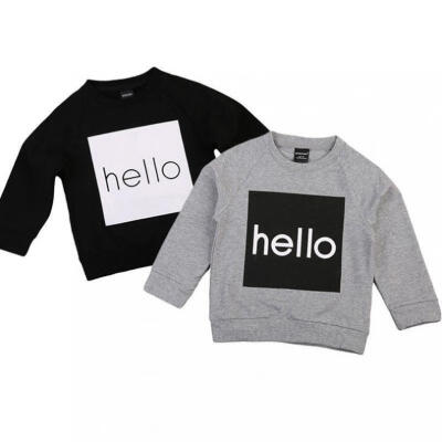 

Autumn WiD02Mer Baby Boy Girl Jumper Hoodies Long Sleeve Casual T-shirt Sweatshirt