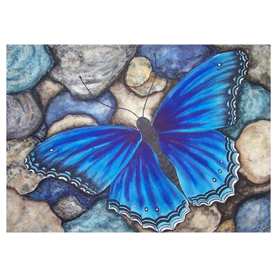 

30 x 40cm Butterfly Ostrich Human Pattern 5D DIY Full Diamond Painting by Number Kits for Adults&Children Wall Art Decor