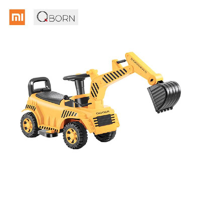 

Xiaomi QBORN Baby Ride on Car Children Excavator Toy Kids Digger Four Wheels PP Construction Riding Toys for Kids Boys