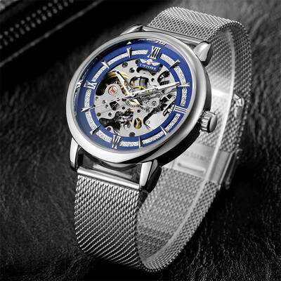 

Gobestart T-WINNER Fashion Hollow Luxury Design Business Fashion Mens Mechanical Watch