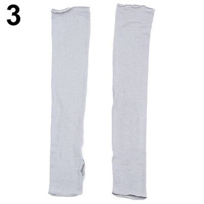 

Women Long Fingerless UV Sun Protection Driving Cover Arm Sleeves Mittens