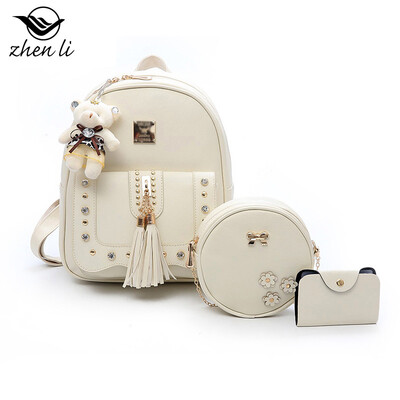 

Sweet lady fashion womens bag womens suit shoulder bag explosion model PU leather backpack