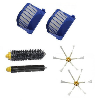 

Main Side Rubber Brush Kits For IRobot Roomba 600 Series 610 620 630 660 650