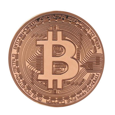

Gold-Plated Physical Bitcoins Collect Coin for New Year Gift Souvenir Decor