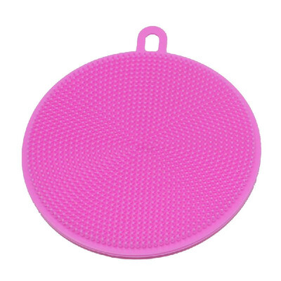 

Multi-purpose Safe Silicone Brush Cleaning Mat Pads Heat-Resistant Dish Washing Brush Cleaner Scrubber Kitchen Supplies