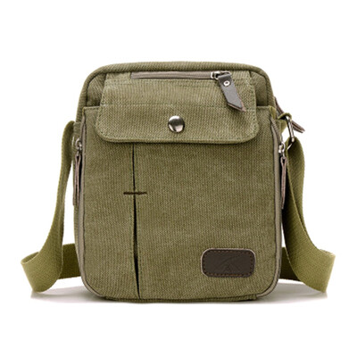 

Small Messenger Bag Canvas Bag Shoulder Bag Men Outdoor Travel Bag High Quality
