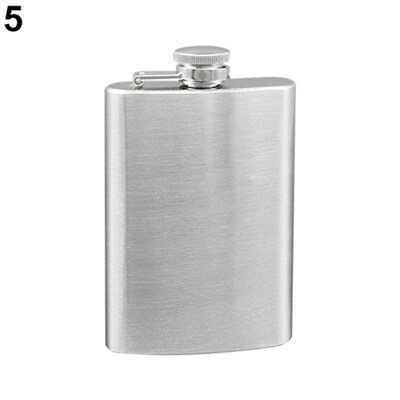 

Portable 4 5 6 7 8 10 Oz Stainless Steel Hip Liquor Whiskey Alcohol Flask Cap