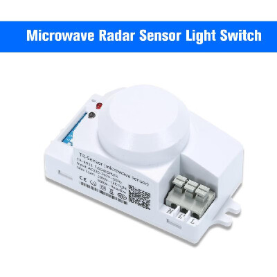 

AC220-240V Microwave Radar Sensor Light Switch Smart Optical Tunable Microwave Induction Motion Sensor Ceiling Recessed PIR Switch