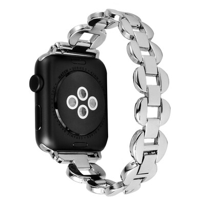 

〖Follure〗Stainless Steel Link Bracelet Watch Band Strap For Apple Watch Series 12 38MM