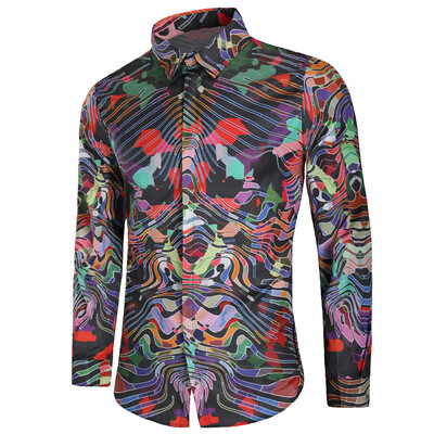 

Long Sleeves Graphic Print Shirt