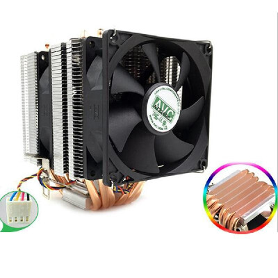 

6 Pipes Computer CPU Cooler Fan Heatsink for Intel LAG115611551150775 Amd