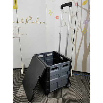 

ZHIWEI Second-generation folding shopping cart Portable Large capacity 16547