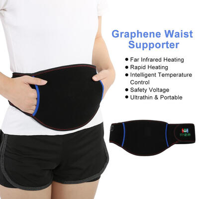 

Graphene Far Infrared Waist Supporter Physiotherapy Heating Uterus Protection Belt Heating Waist Belt Uterus Protection Belt