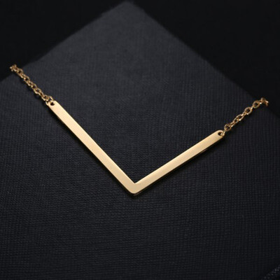 

Gold Color 26 Letter Alphabet Pendant Necklace Free combination Initial Charm Women Jewelry