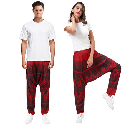 

Unisex Fashion Sport Jogging Couple Printed Casual Sweatpants Drawstring Pants