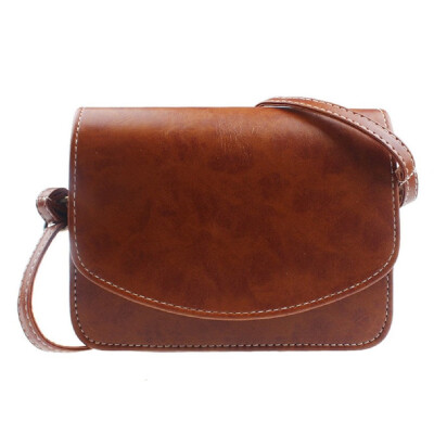 

Women Synthetic Leather Shoulder Bag Retro Messenger Of Folder